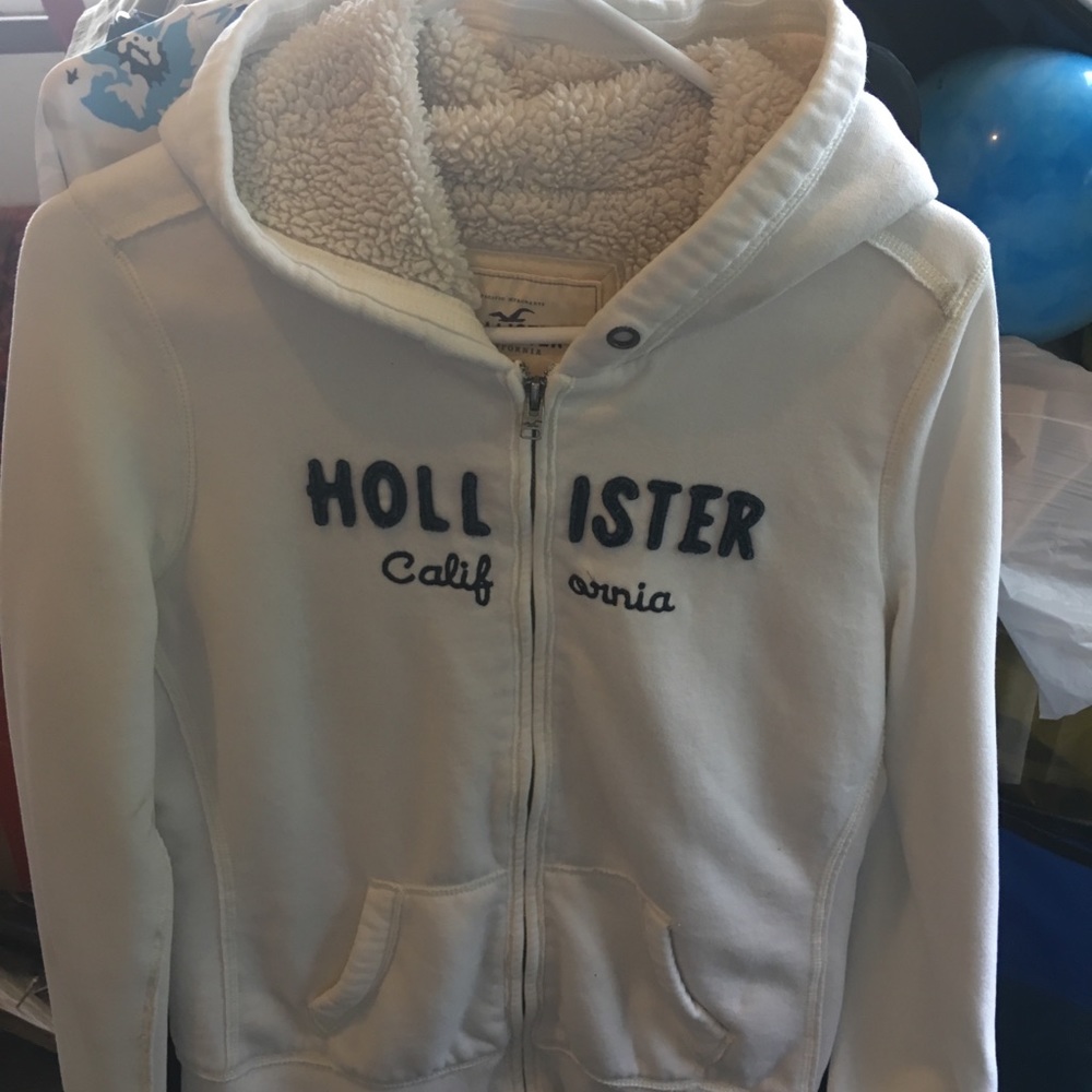White Hollister jacket